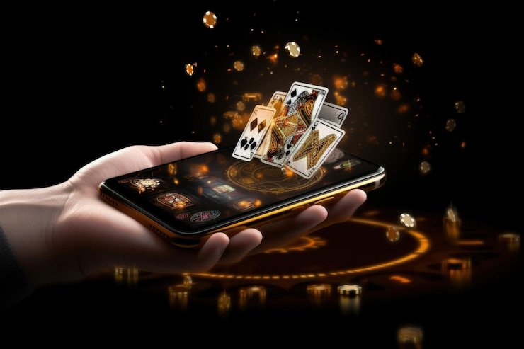Simbol keamanan dan kemudahan akses dari berbagai perangkat di platform taruhan modern